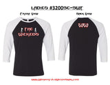 T-shirt - Ladies Logo Raglan Baseball 3/4 Sleeve
