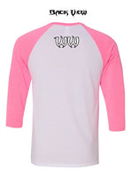 T-shirt - Ladies Logo Raglan Baseball 3/4 Sleeve