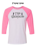 T-shirt - Ladies Logo Raglan Baseball 3/4 Sleeve