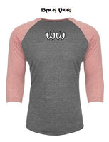 T-shirt - Ladies Logo Raglan Baseball 3/4 Sleeve