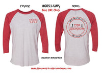 T-shirt - Men's Raglan Baseball 3/4 Sleeve