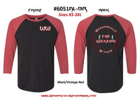 T-shirt - Men's Raglan Baseball 3/4 Sleeve