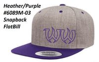 Hat - Snapback Flat Bill #6089M