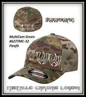 Hat - Flexfit Curved Bill #6277MC CAMO