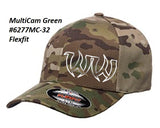 Hat - Flexfit Curved Bill #6277MC CAMO