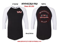 T-shirt - Men's Raglan Baseball 3/4 Sleeve