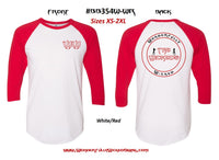 T-shirt - Men's Raglan Baseball 3/4 Sleeve