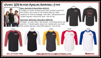T-shirt - Men's Raglan Baseball 3/4 Sleeve