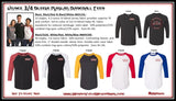 T-shirt - Men's Raglan Baseball 3/4 Sleeve