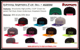 Hat - Snapback Flat Bill #6089M