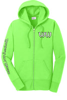 Hoodie - Women's Slim Fit Zip Up Sweatshirt