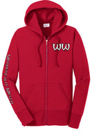 Hoodie - Women's Slim Fit Zip Up Sweatshirt