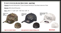 Hat - Flexfit Curved Bill #6277MC CAMO